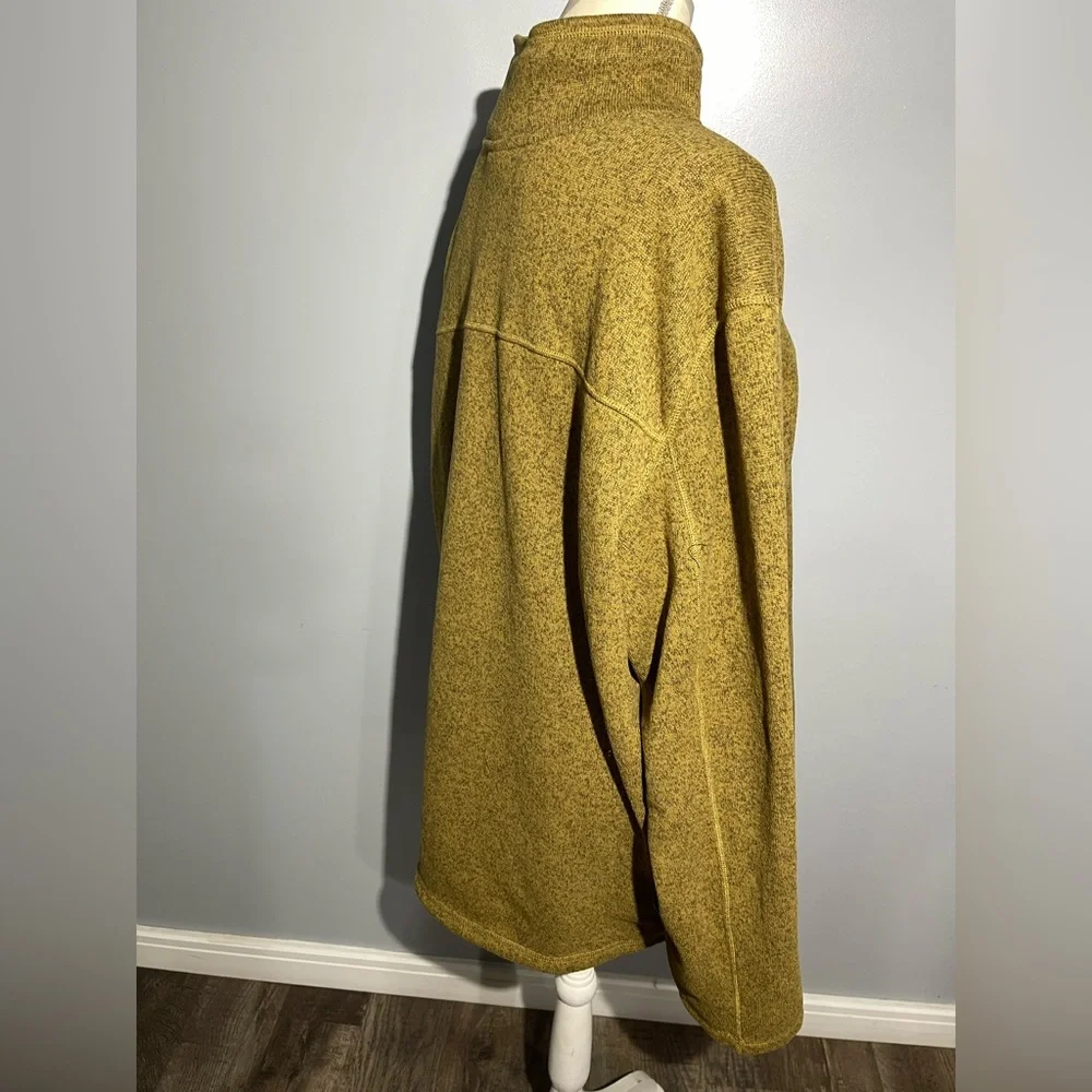 The North‎ Face Mustard Yellow Half-Zip Fleece
